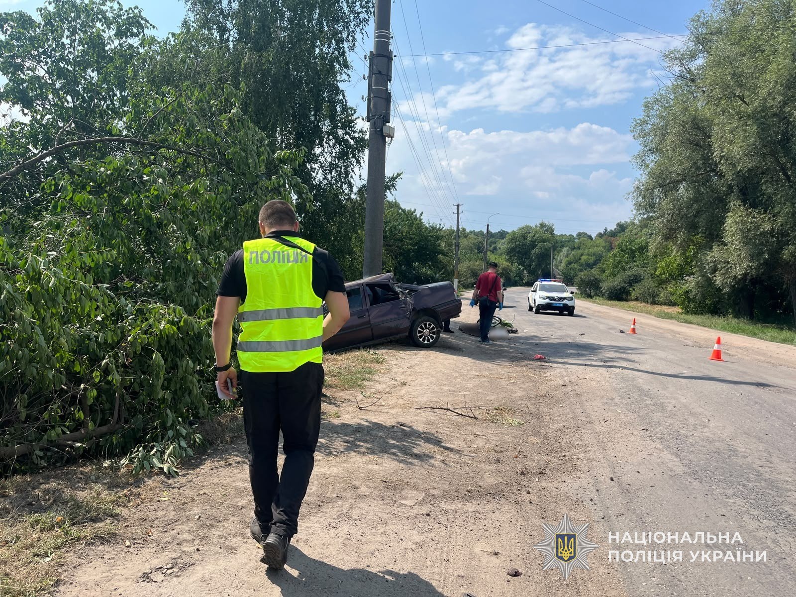 На Роменщині поліція розслідує обставини ДТП, у якій загинула літня жінка