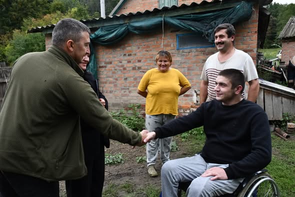 25-річному ветерану з Роменщини, який втратив можливість ходити, передали електроскутер